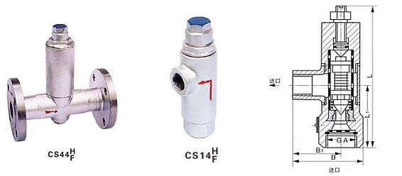 CS14H液體膨脹式蒸汽疏水閥結構圖紙 CS14H液體膨脹式蒸汽疏水閥結構圖紙